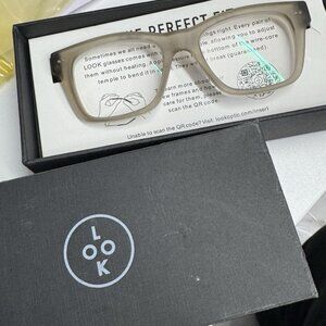 LOOK OPTIC Lk70 Cosmo Reader Stylish Unisex Reading Glasses +3.00 Taupe